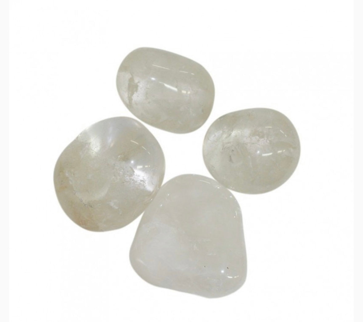 Pierre roulée Cristal de Roche du Brésil qualité B 15 À 20MM