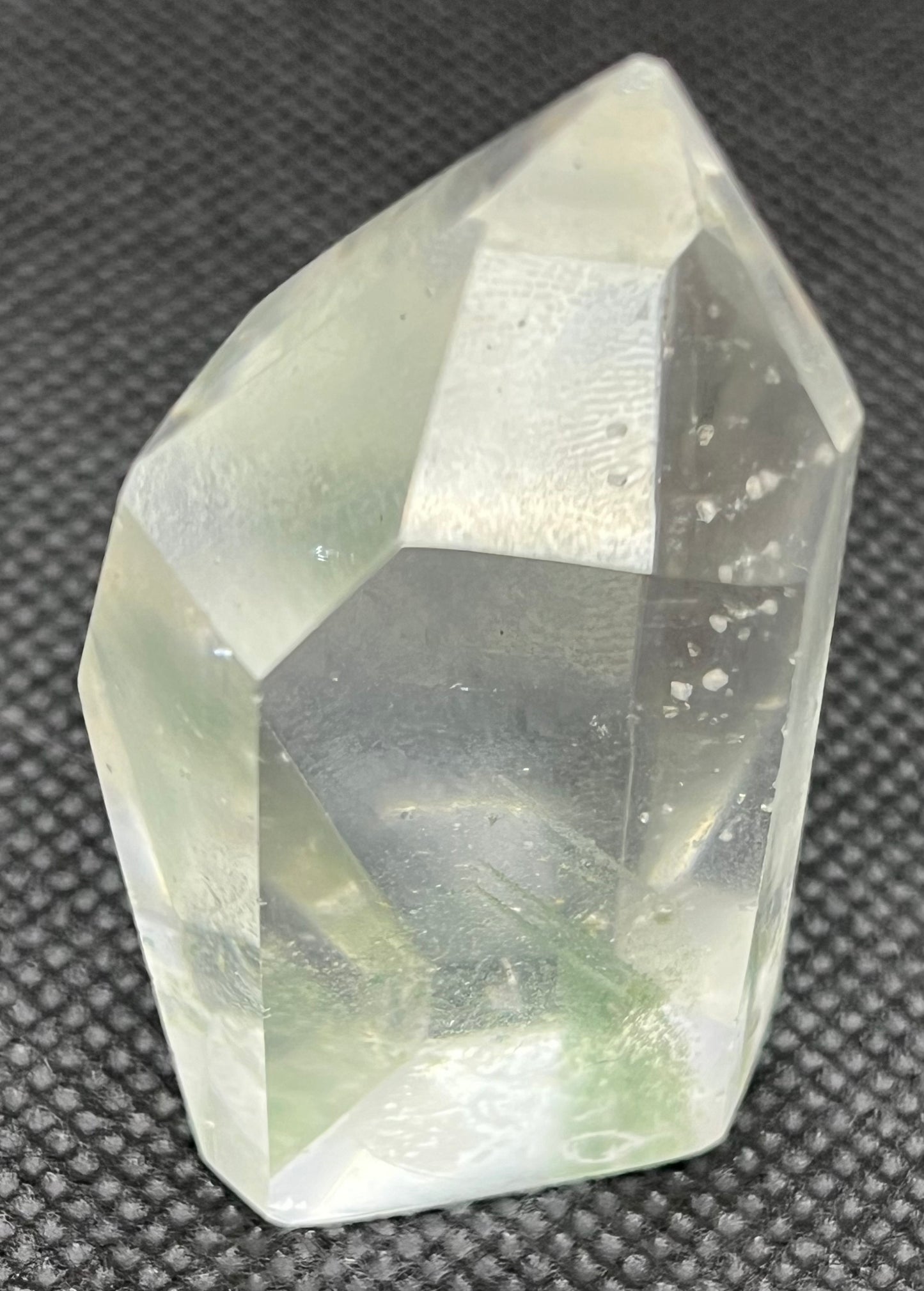 Pointe de Cristal de Roche Chlorite