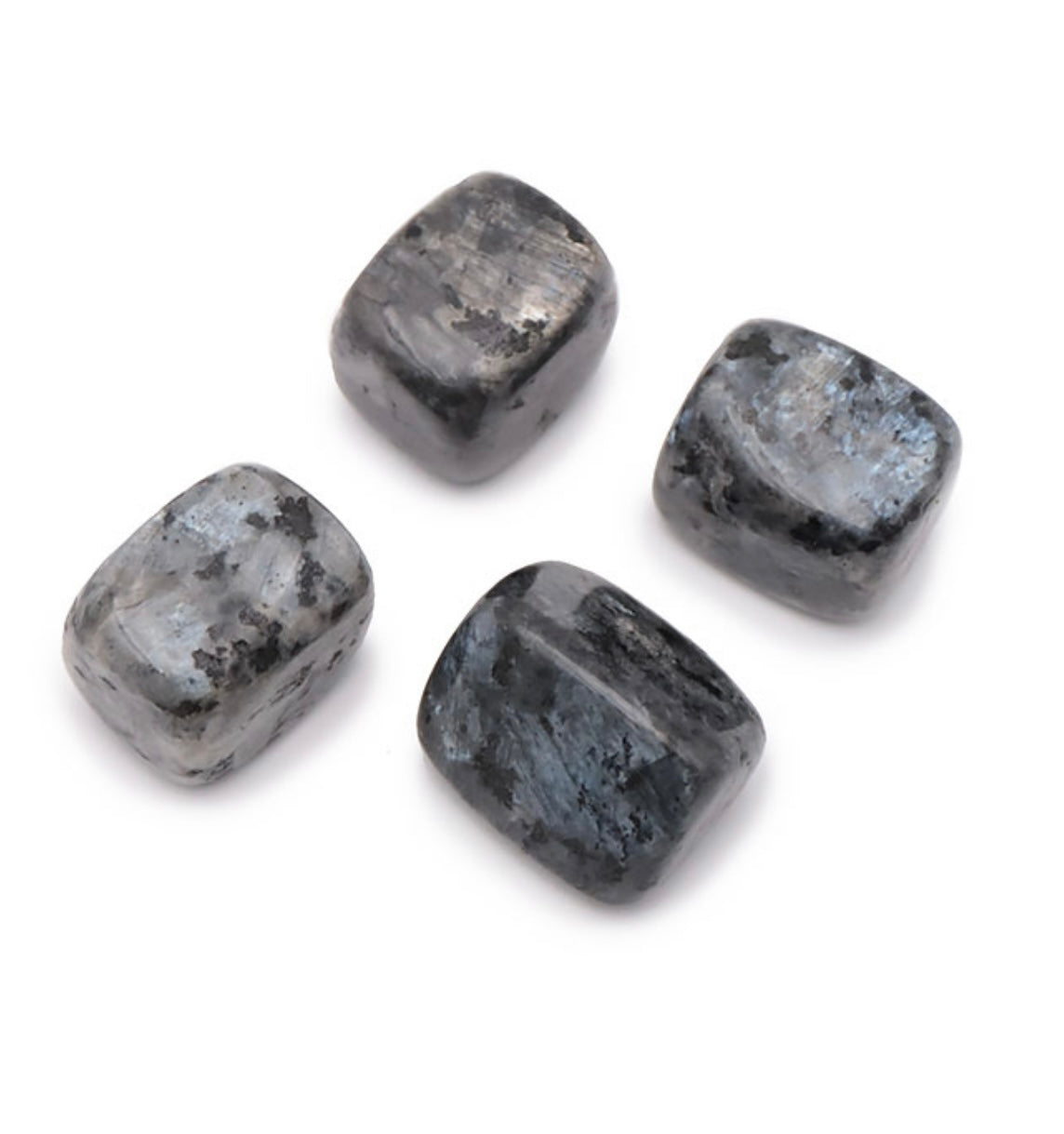 Pierre roulée cubique Larvikite de Norvège qualité A 20 À 40MM