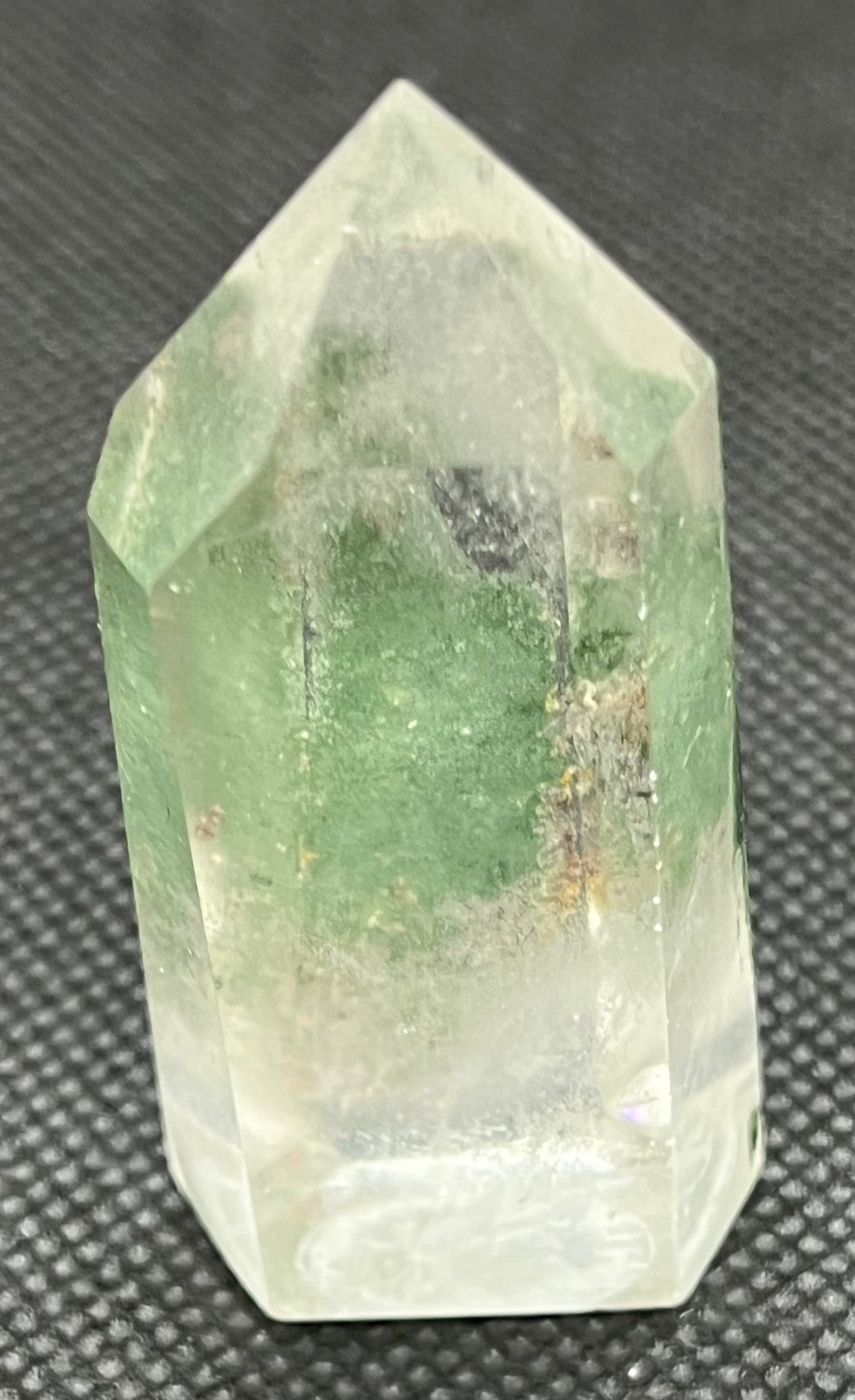 Pointe de Cristal de Roche Chlorite