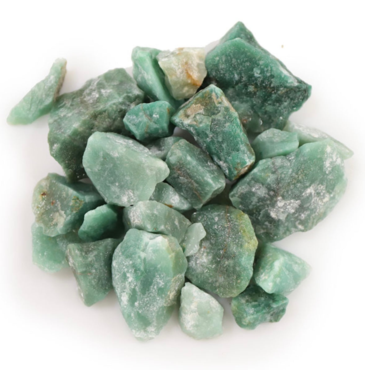 Pierre Brute Aventurine Verte Qualité A 30 À 50MM du Brésil