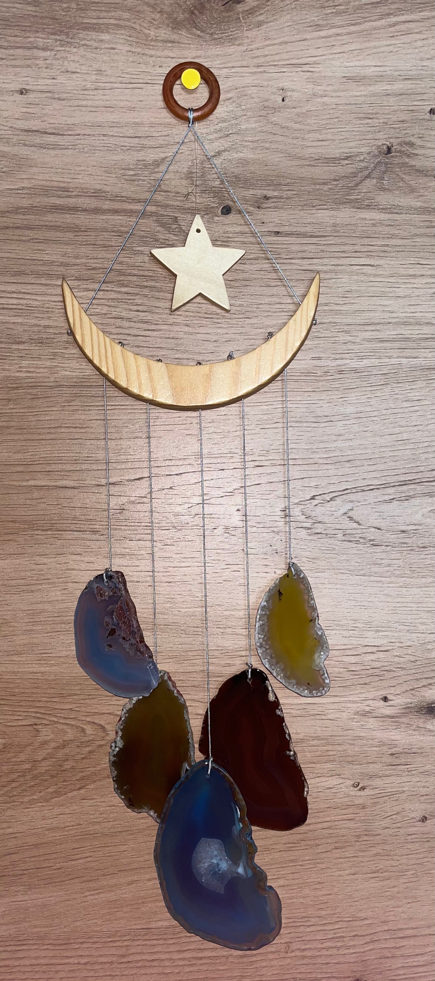 Carillon en agate teintée