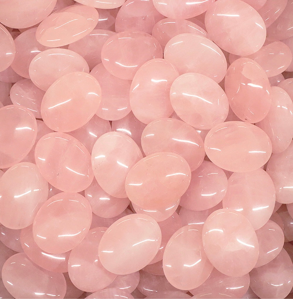 Pierre roulée Quartz Rose du Brésil qualité AA 30 À 50MM