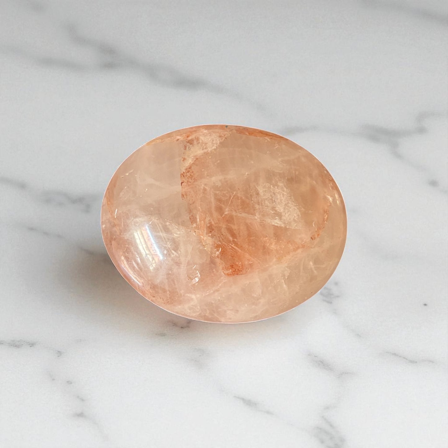 Galet Quartz Hematoïde du Brésil qualité AA