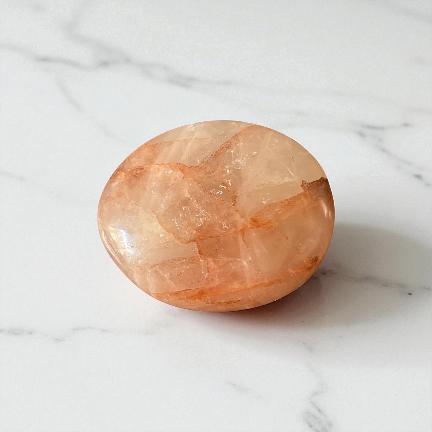 Galet Quartz Hematoïde du Brésil qualité AA