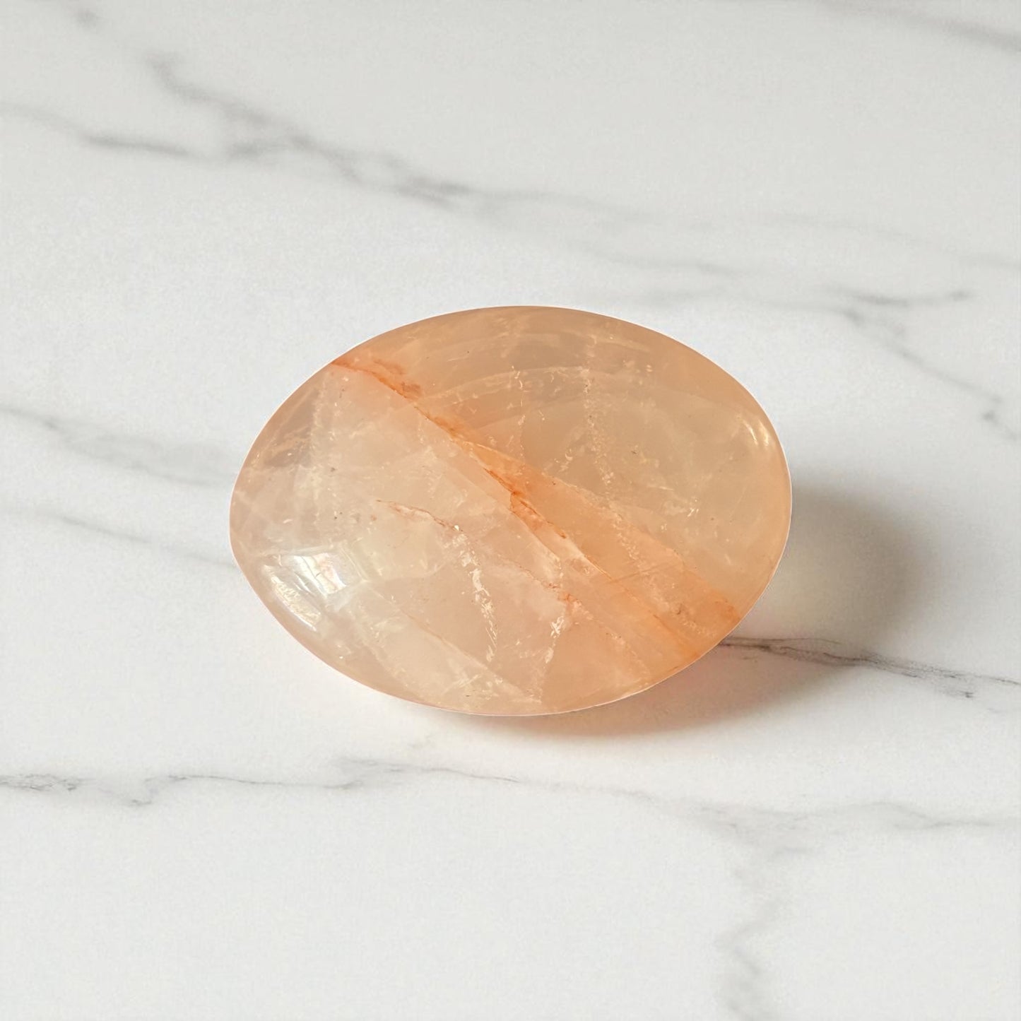 Galet Quartz Hematoïde du Brésil qualité AA
