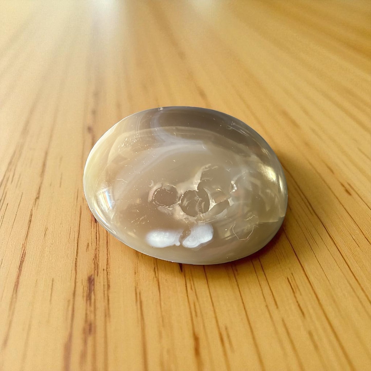 Galet Agate Orque (grise) qualité A+ de Madagascar