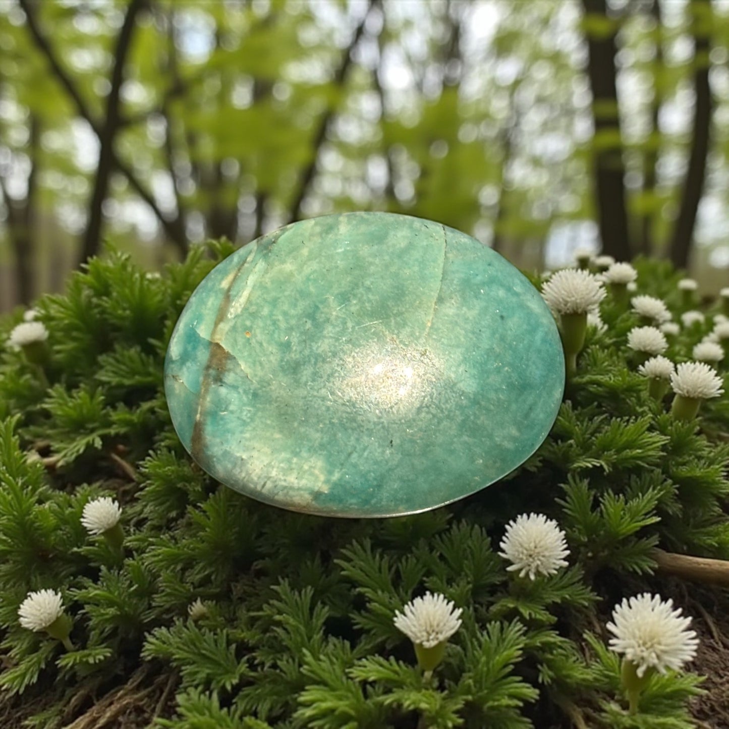 Galet Amazonite de Madagascar qualité A