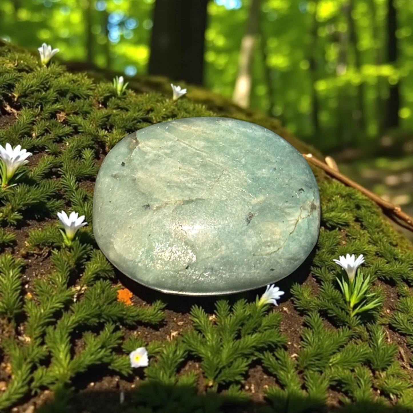 Galet Amazonite de Madagascar qualité A