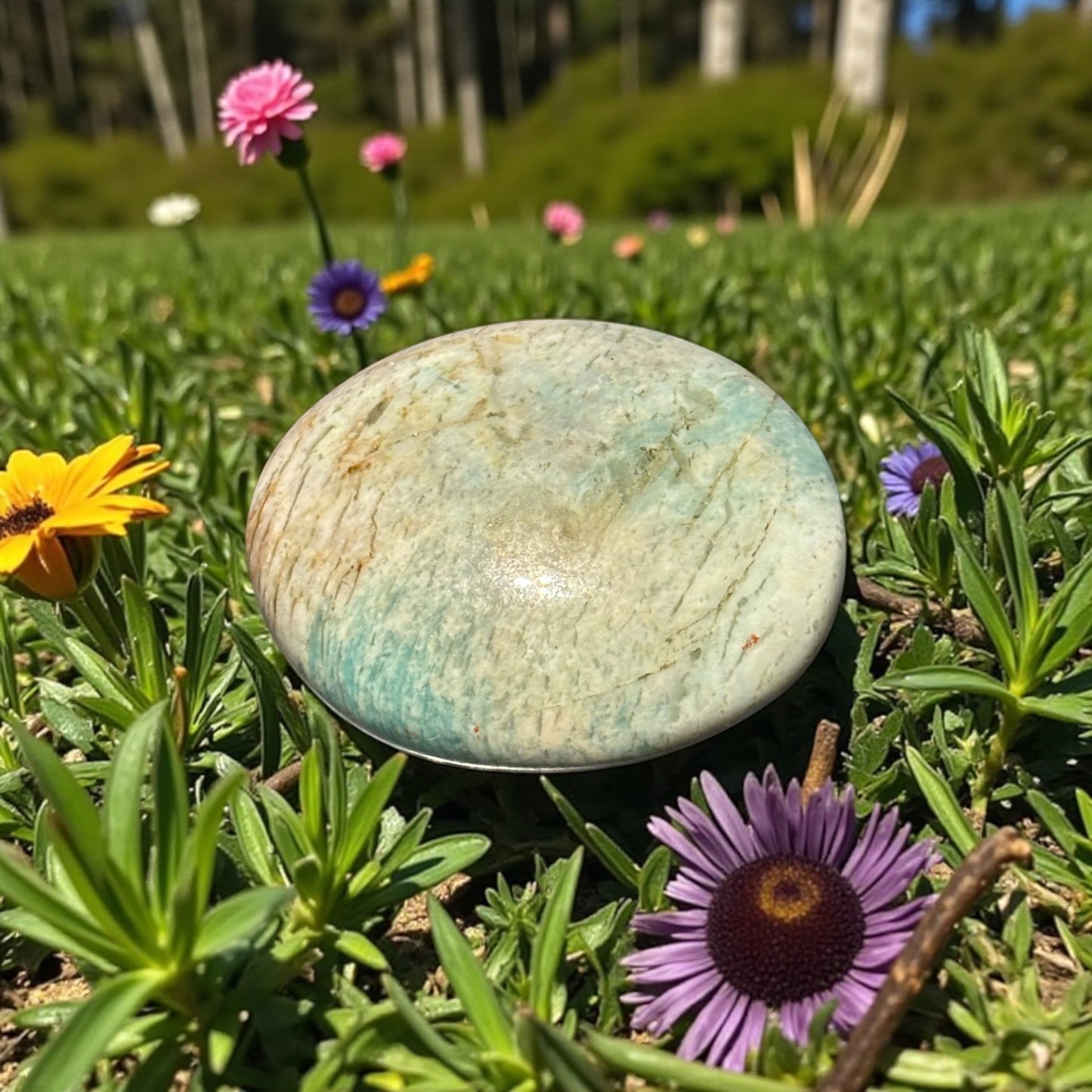 Galet Amazonite de Madagascar qualité A