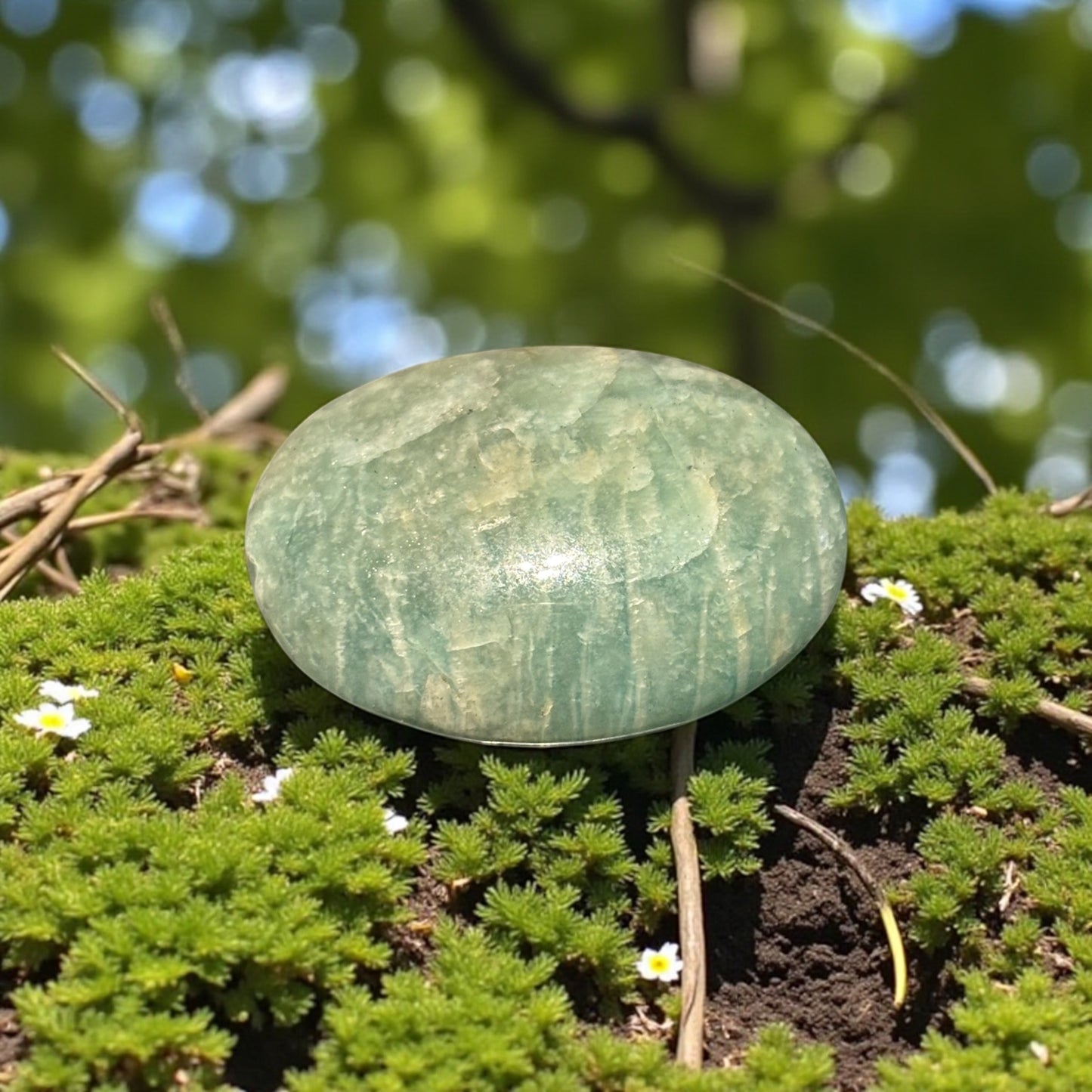 Galet Amazonite de Madagascar qualité A