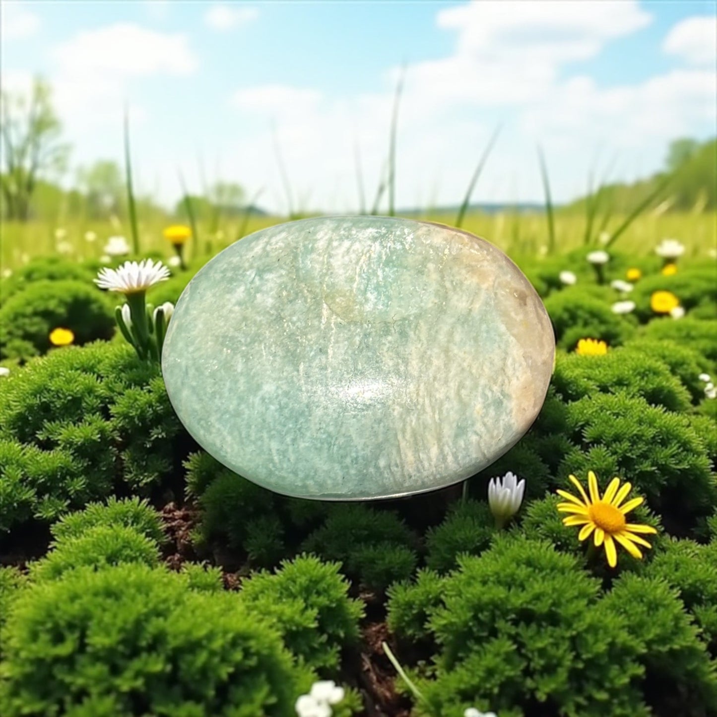 Galet Amazonite de Madagascar qualité A