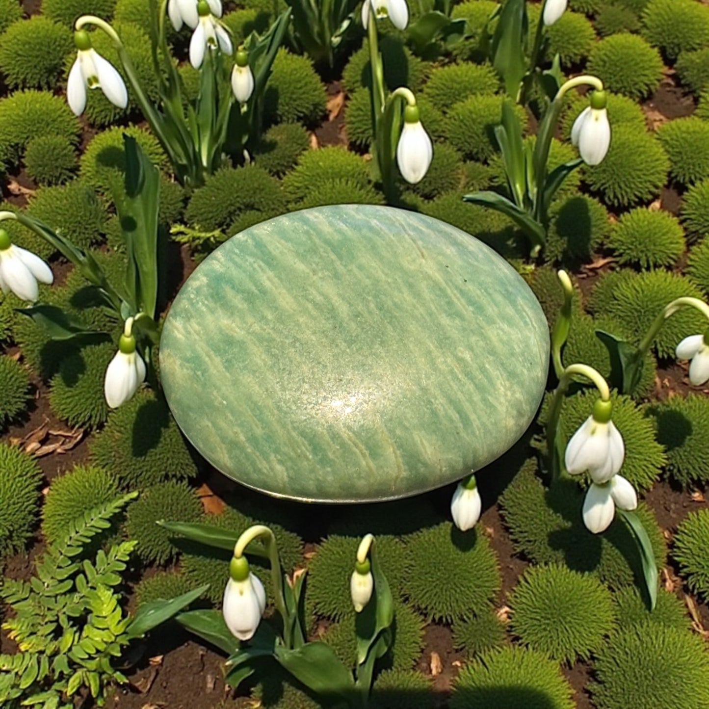 Galet Amazonite de Madagascar qualité A