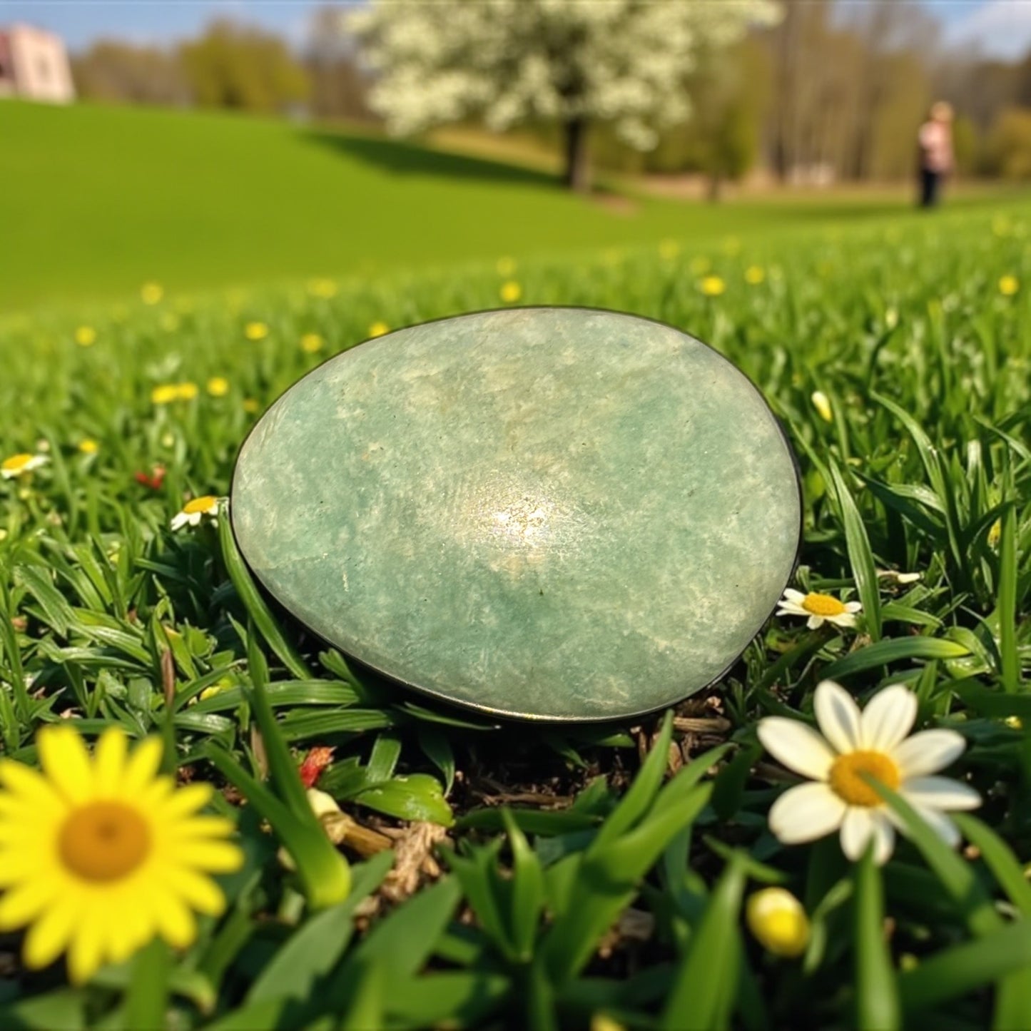 Galet Amazonite de Madagascar qualité A
