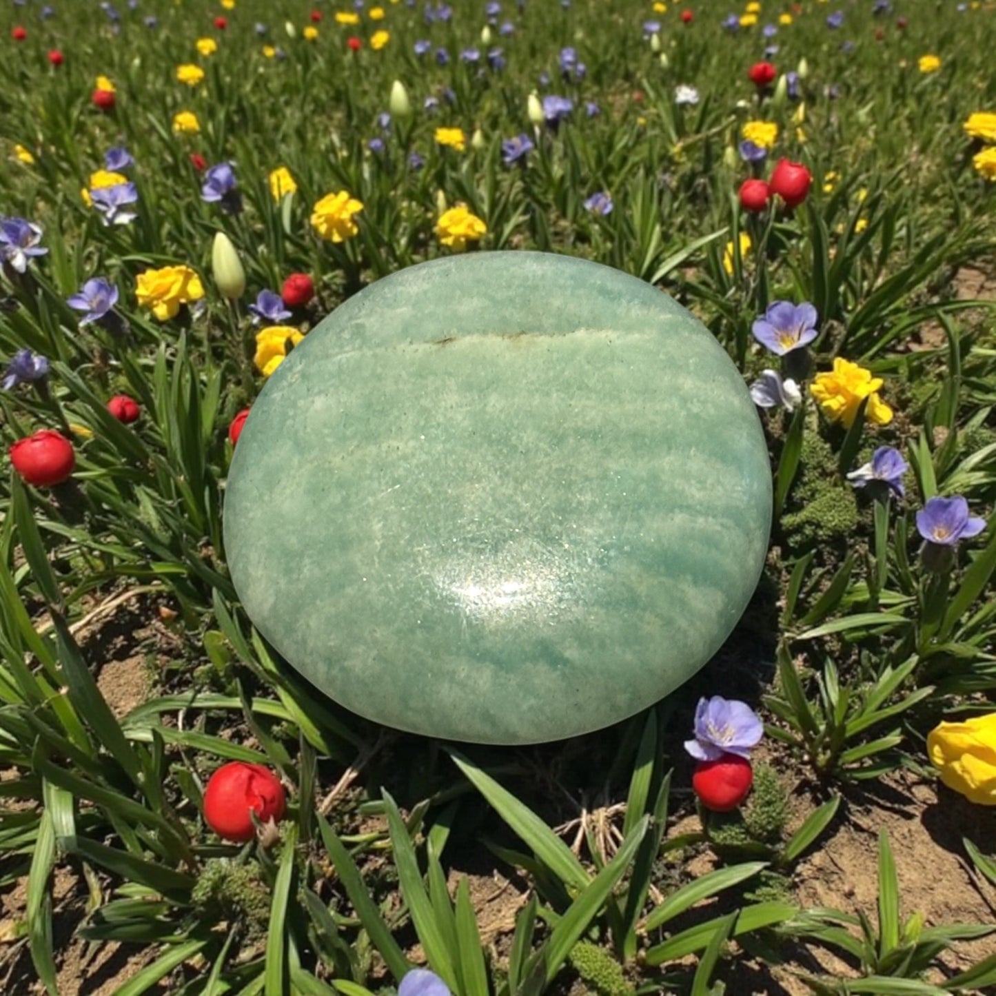 Galet Amazonite de Madagascar qualité A