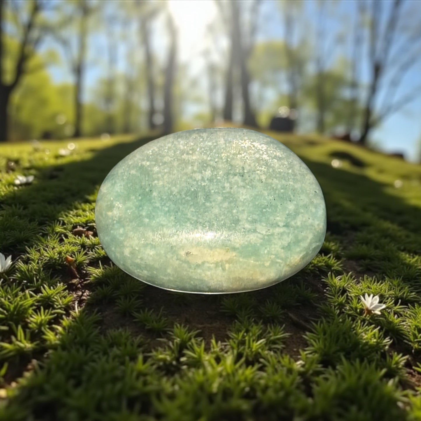 Galet Amazonite de Madagascar qualité A