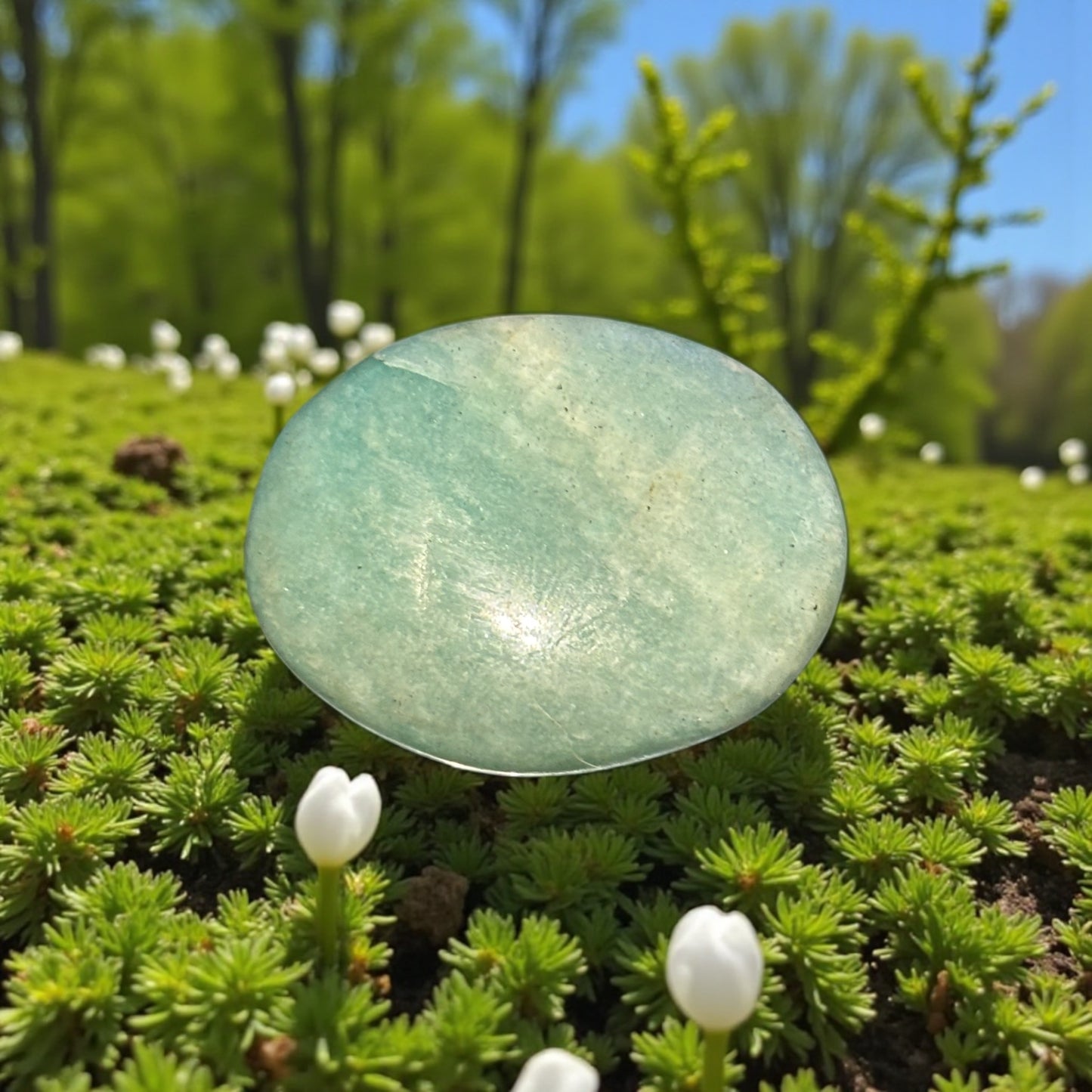 Galet Amazonite de Madagascar qualité A
