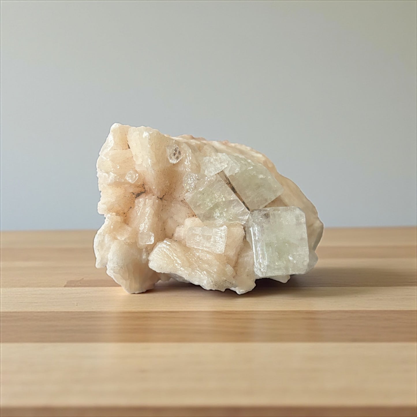 Apophyllite et Stilbite d’Inde qualité AA