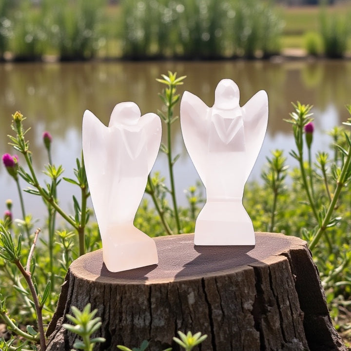 Ange en Sélénite du Maroc qualité A+