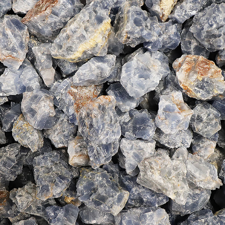 Pierre Brute Calcite Bleue qualité A 30 À 60 MM