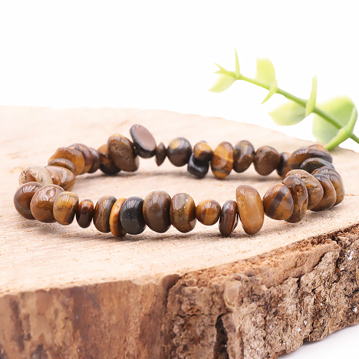 Bracelet Baroque Œil de Tigre de Madagascar qualité A