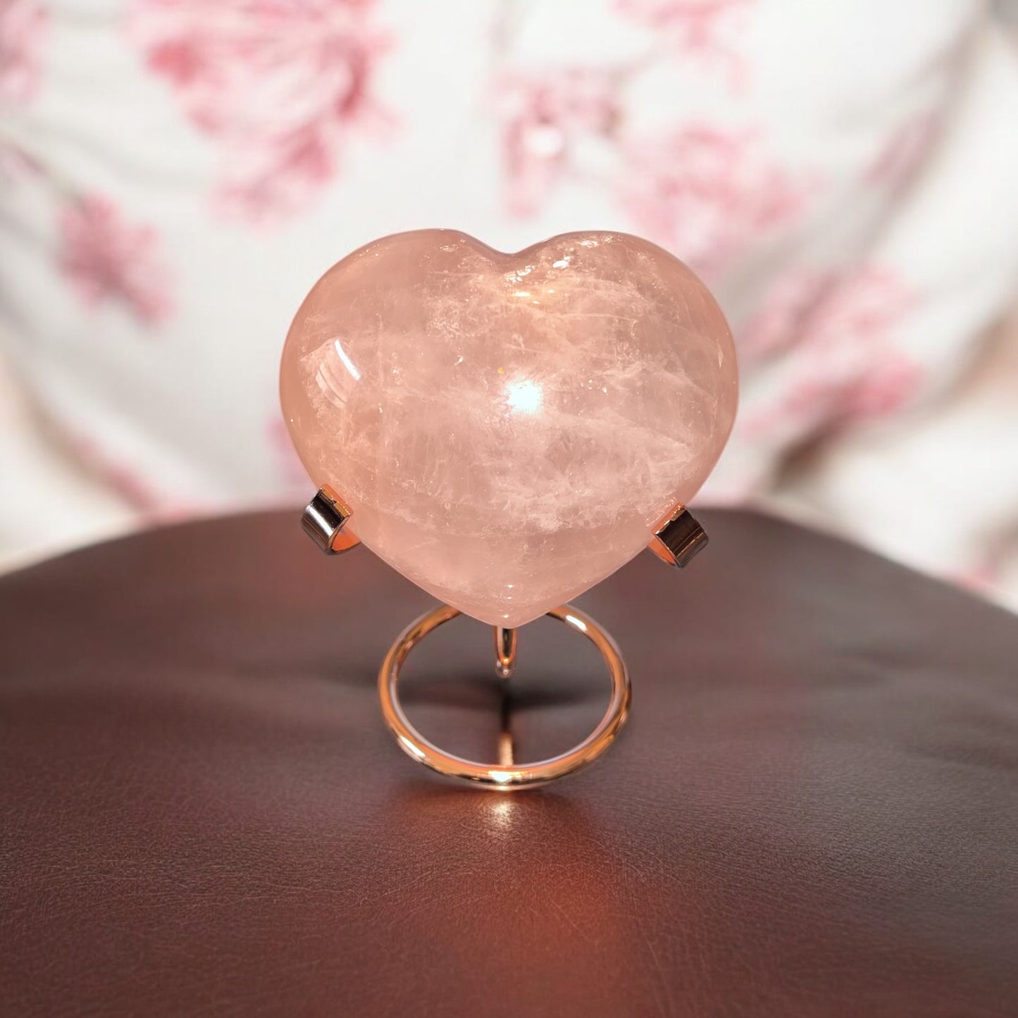 Cœur en Quartz Rose