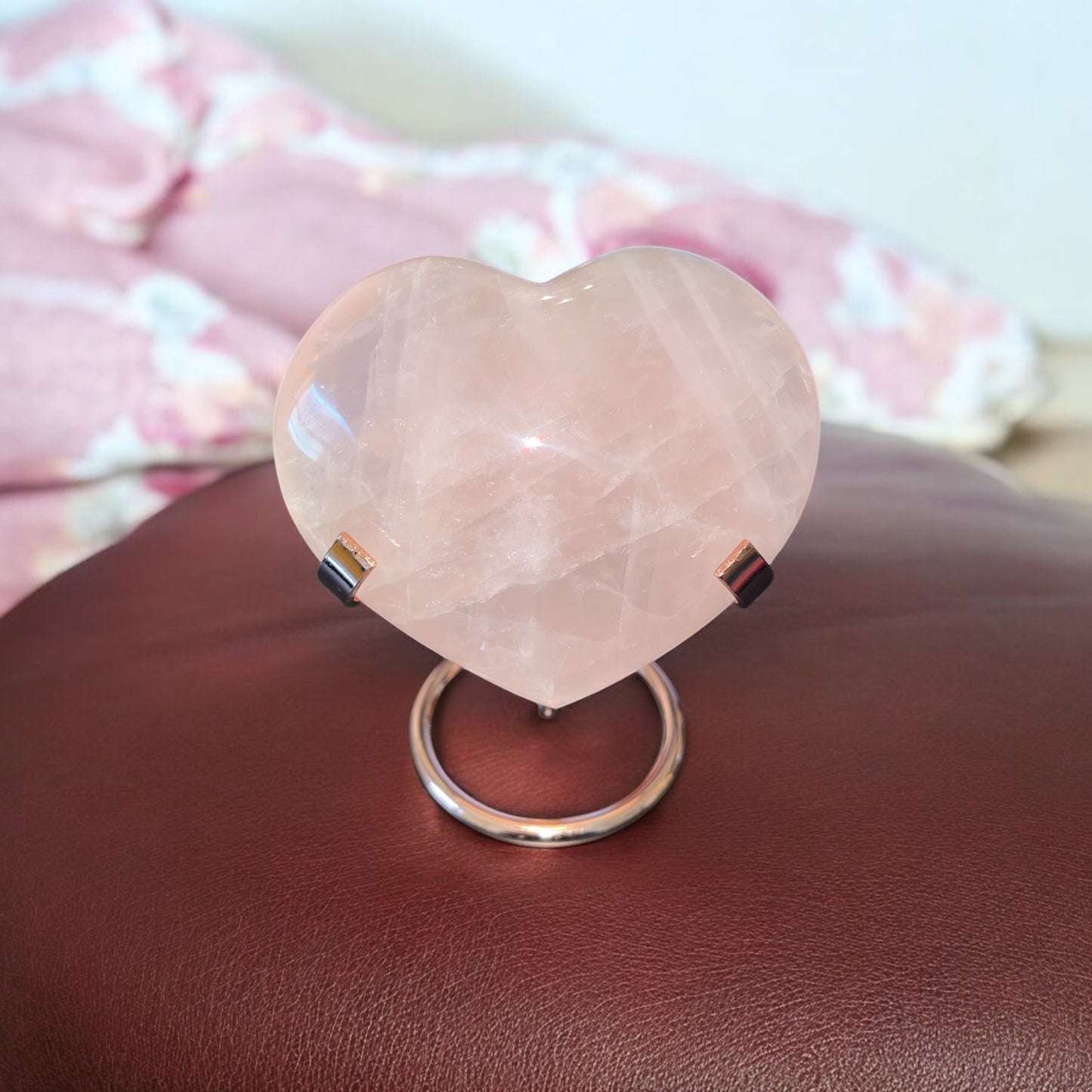Cœur en Quartz Rose