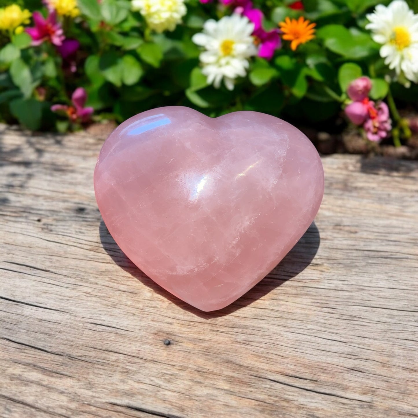 Cœur en Quartz Rose