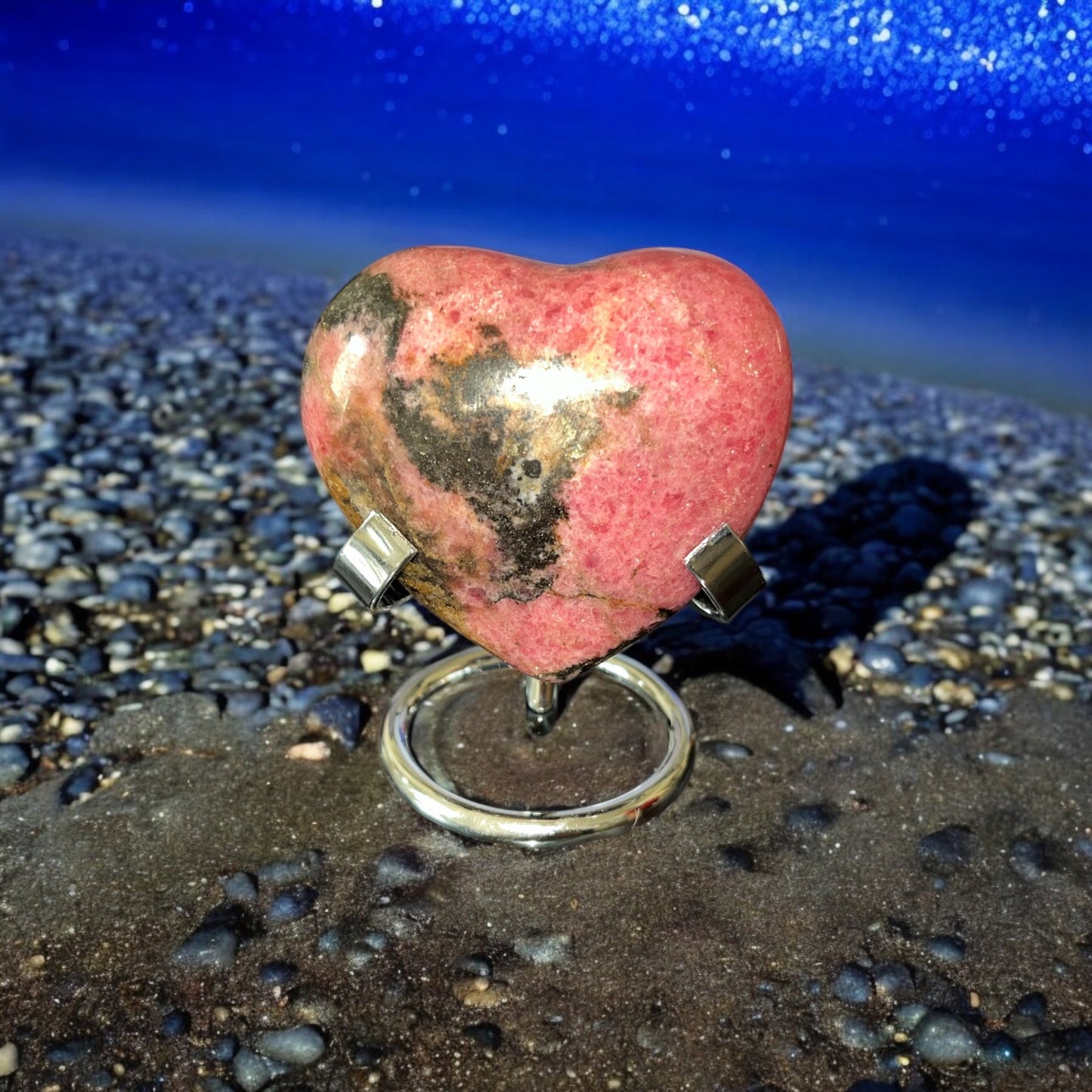 Cœur Rhodonite 60/70mm