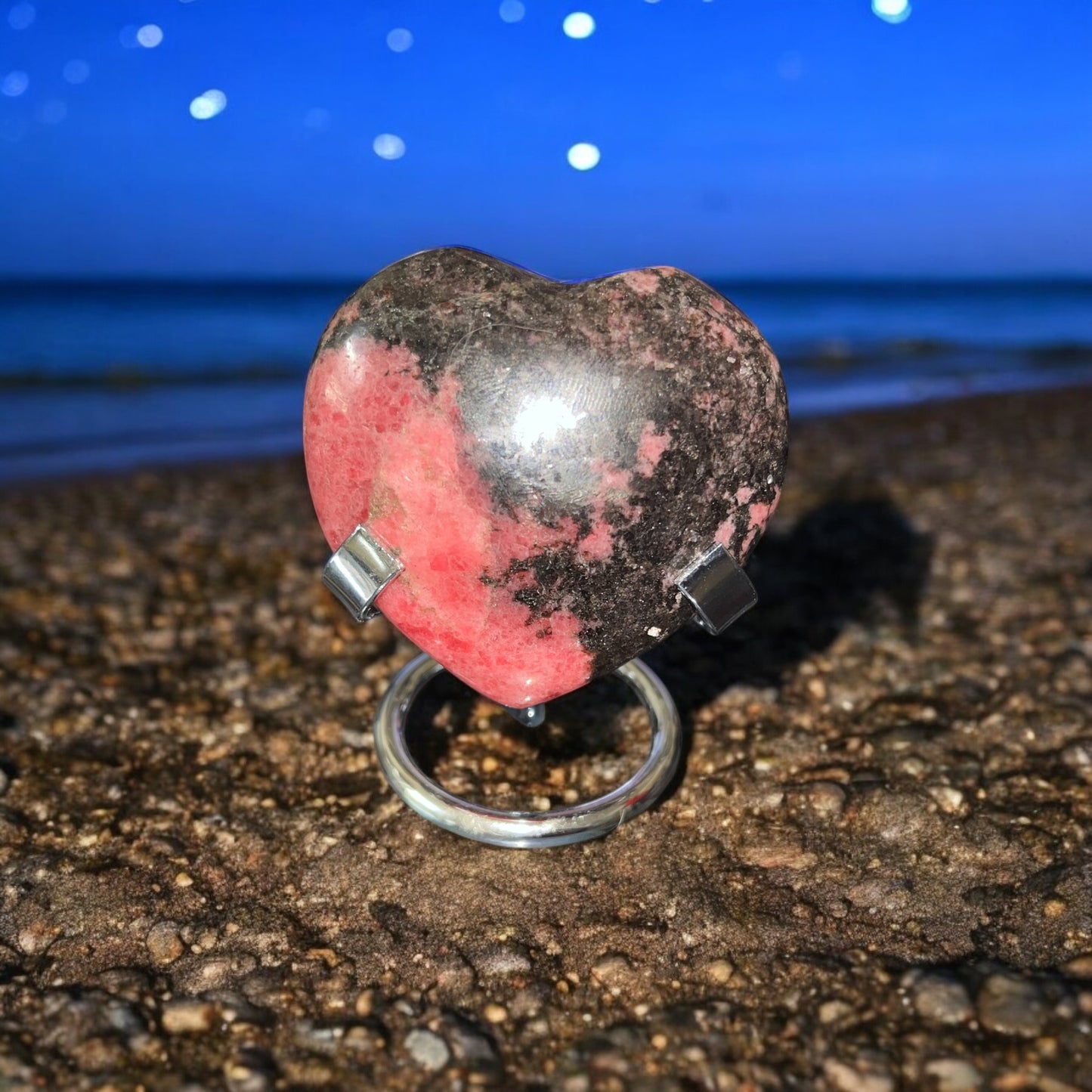 Cœur Rhodonite 60/70mm