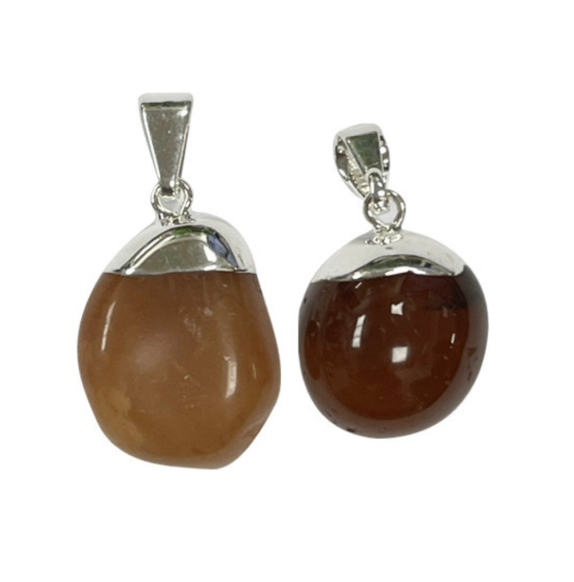 Pendentif Cornaline roulée