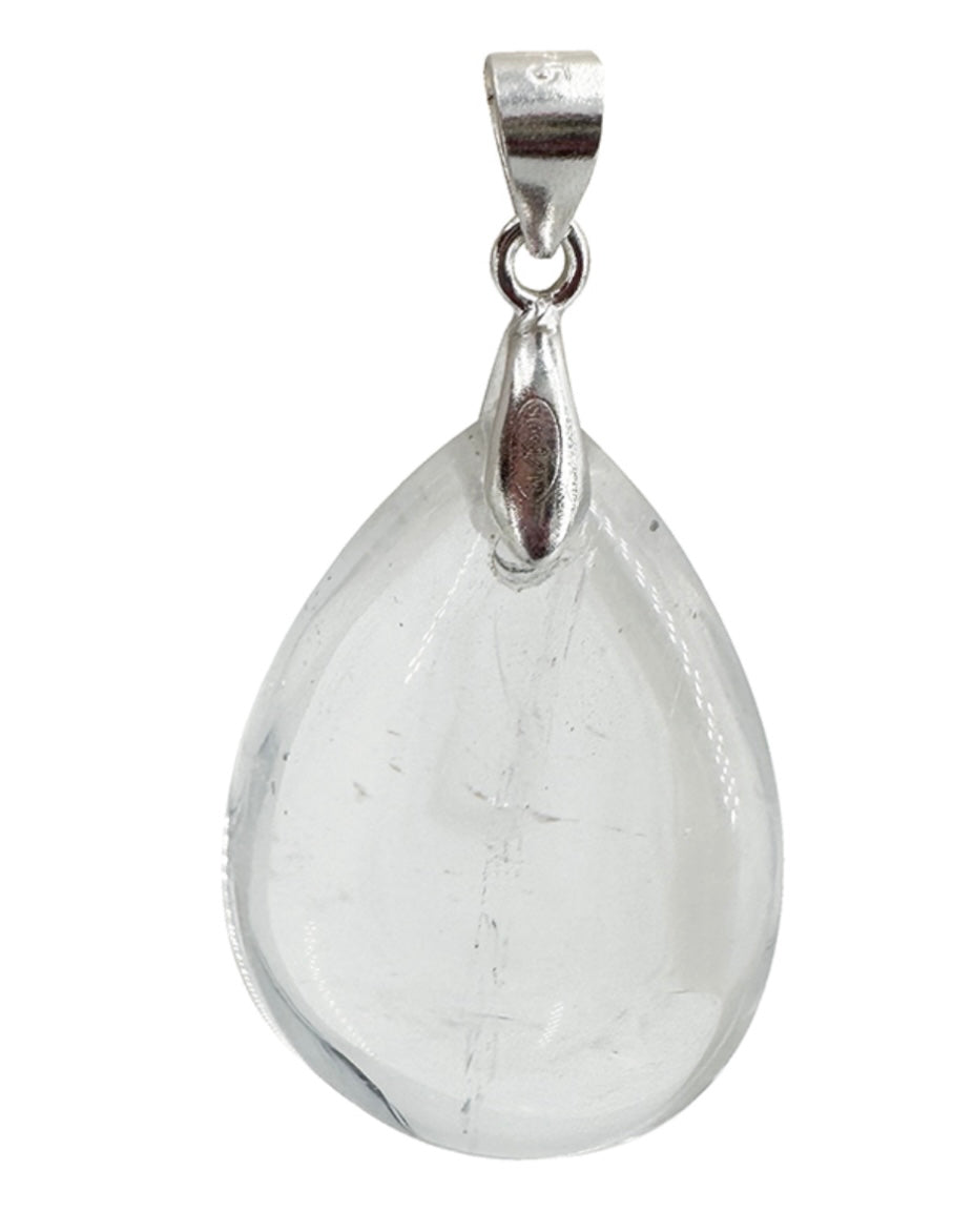 Pendentif goutte + argent 0,925