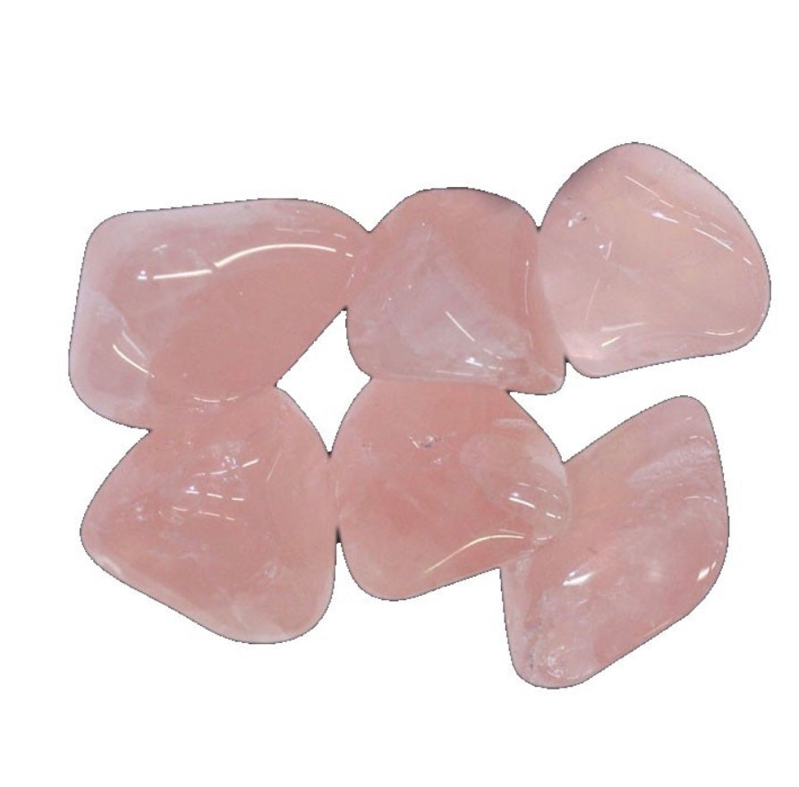 Pierre roulée Quartz Rose du Brésil qualité AA 30 À 50MM