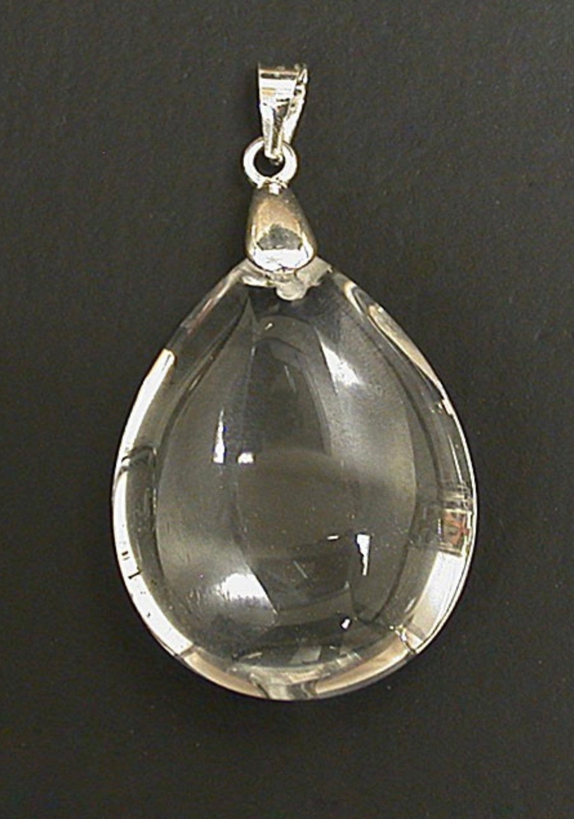 Pendentif goutte + argent 0,925