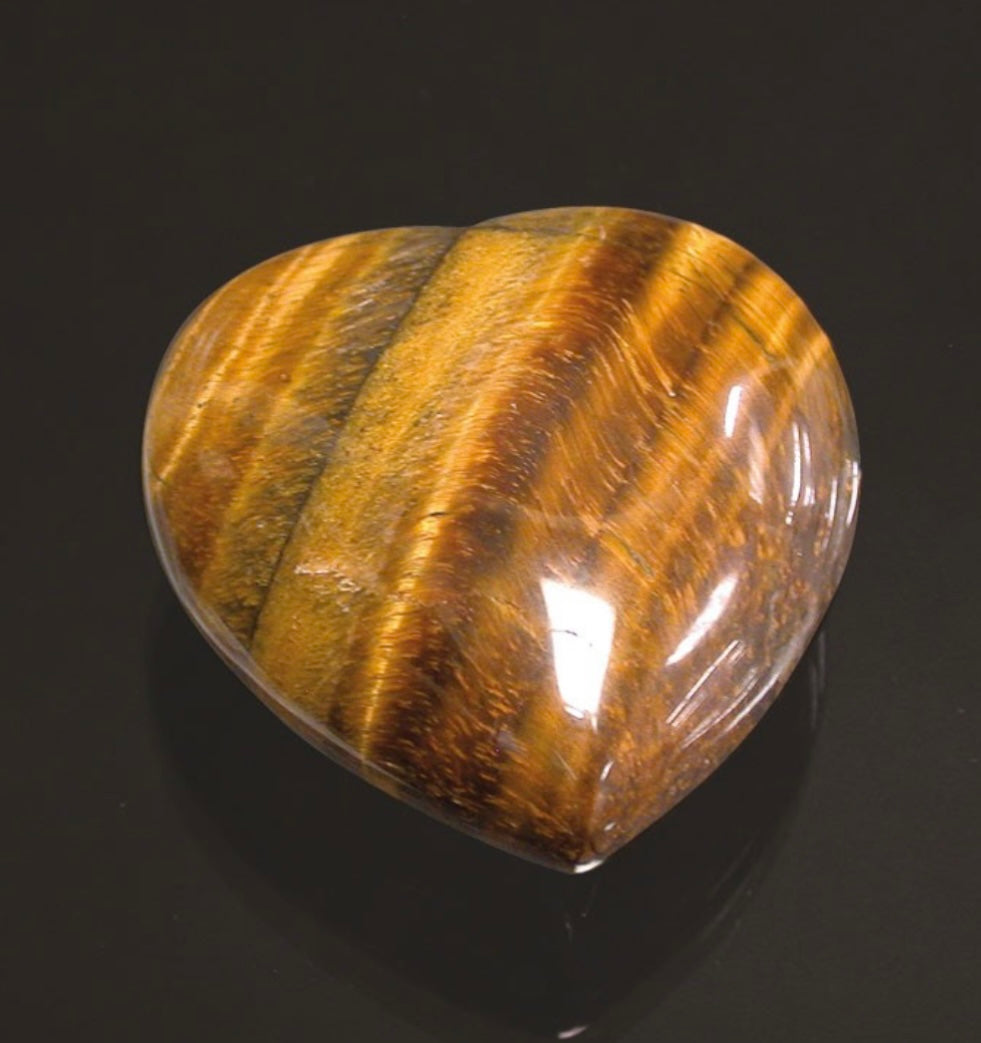 Coeur en Oeil de Tigre