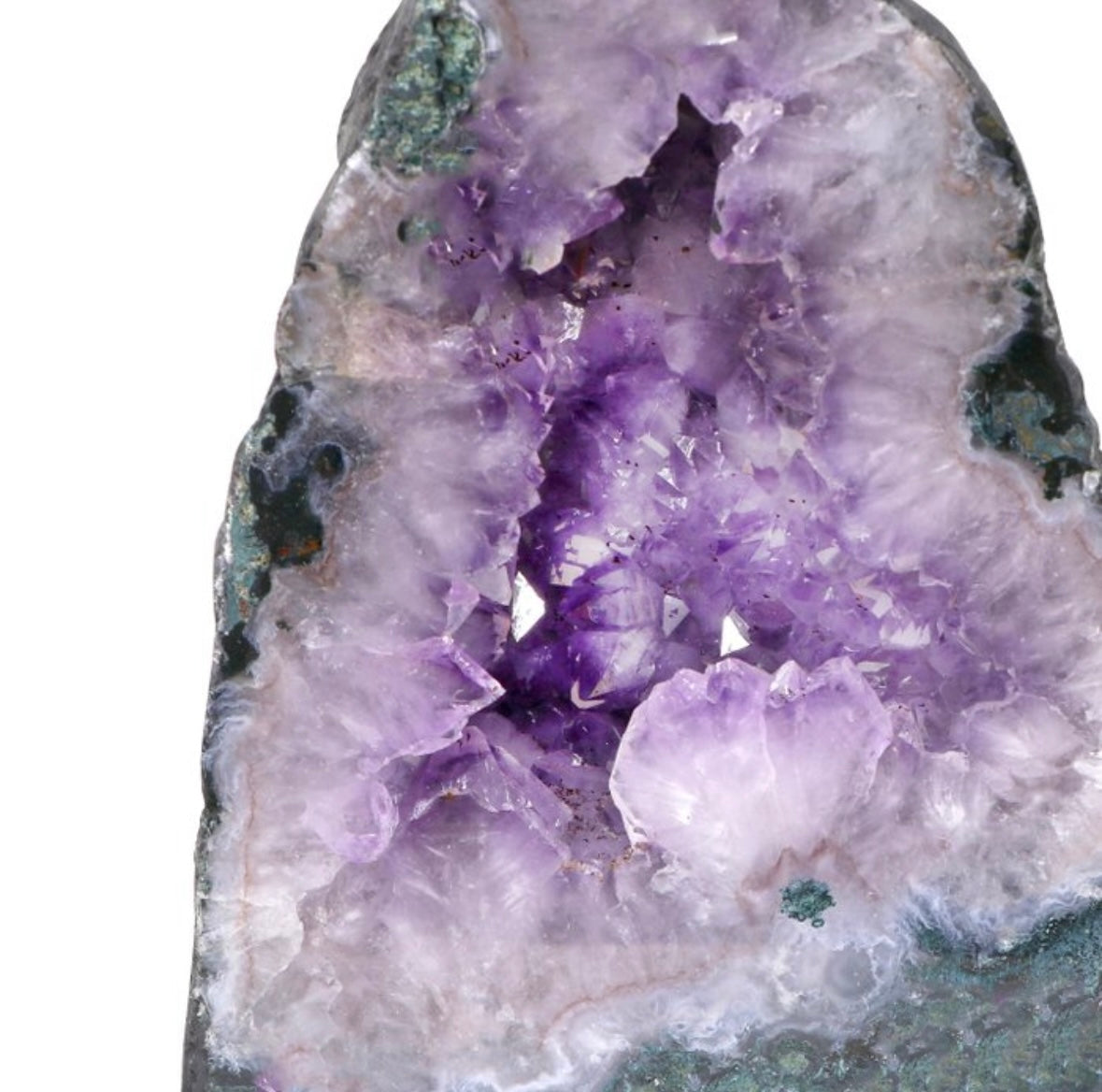 Géode Améthyste Lavande 2,3 kg du Brésil