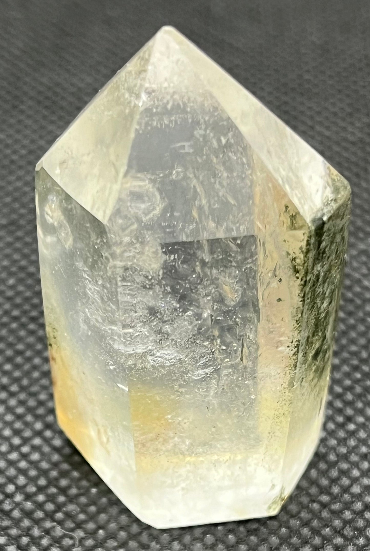 Pointe de Cristal de Roche Chlorite