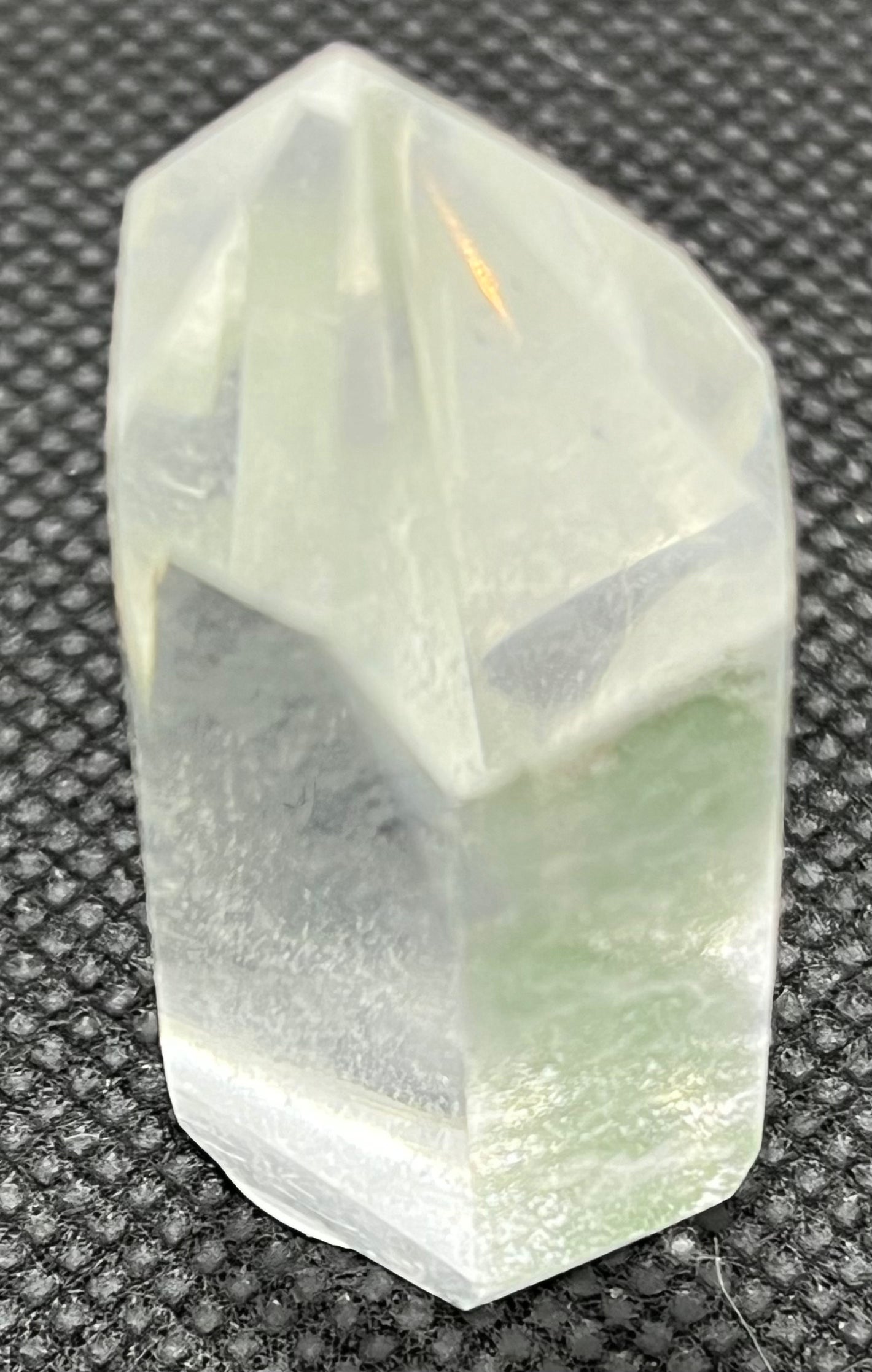 Pointe de Cristal de Roche Chlorite