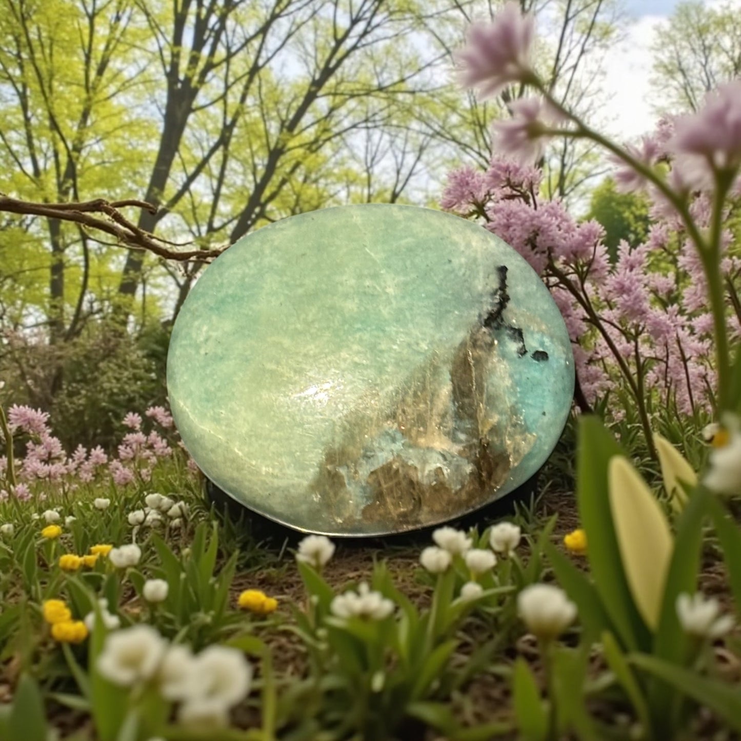 Galet Amazonite de Madagascar qualité A