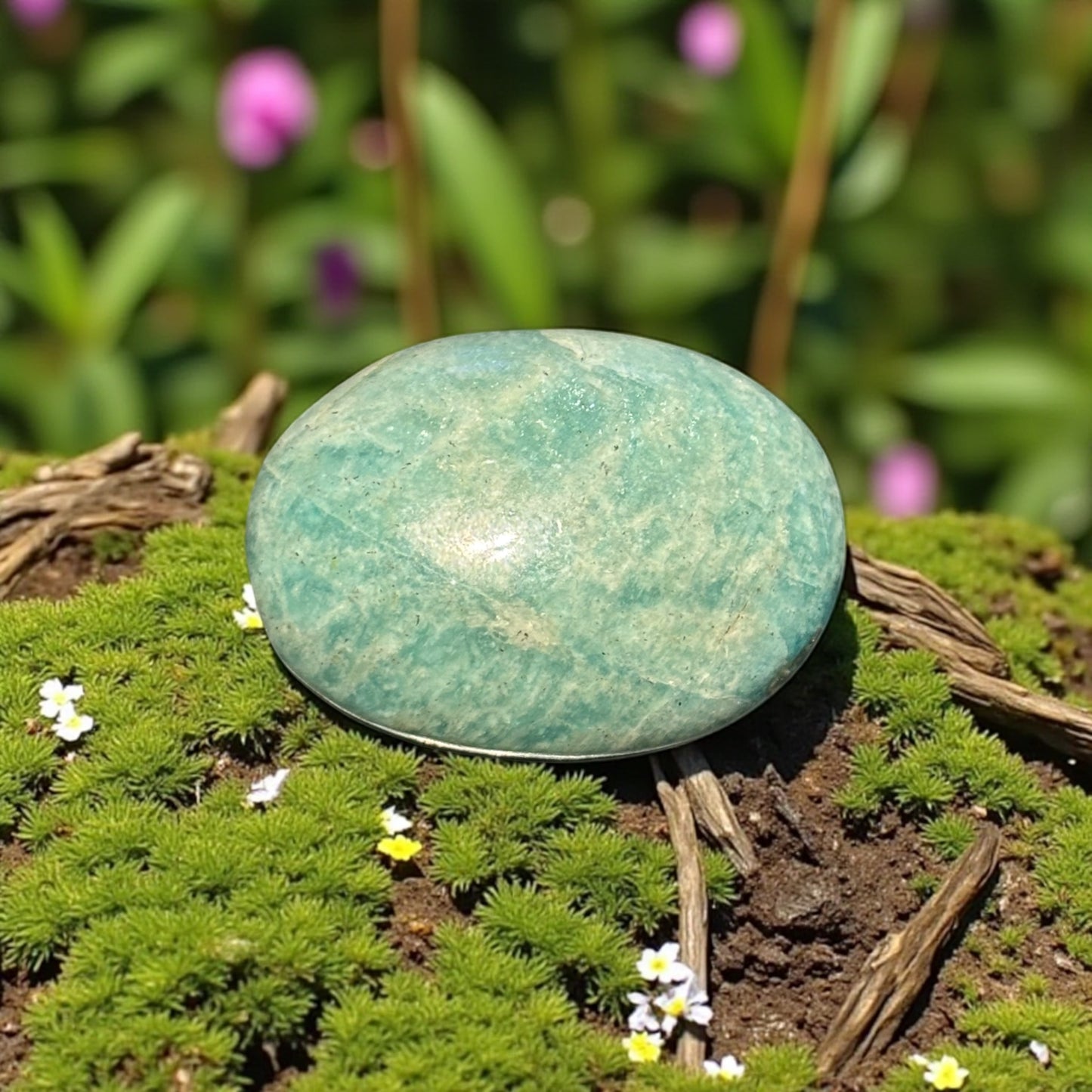 Galet Amazonite de Madagascar qualité A