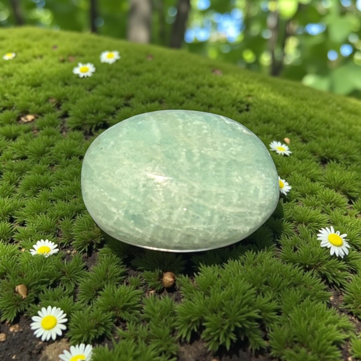 Galet Amazonite de Madagascar qualité A