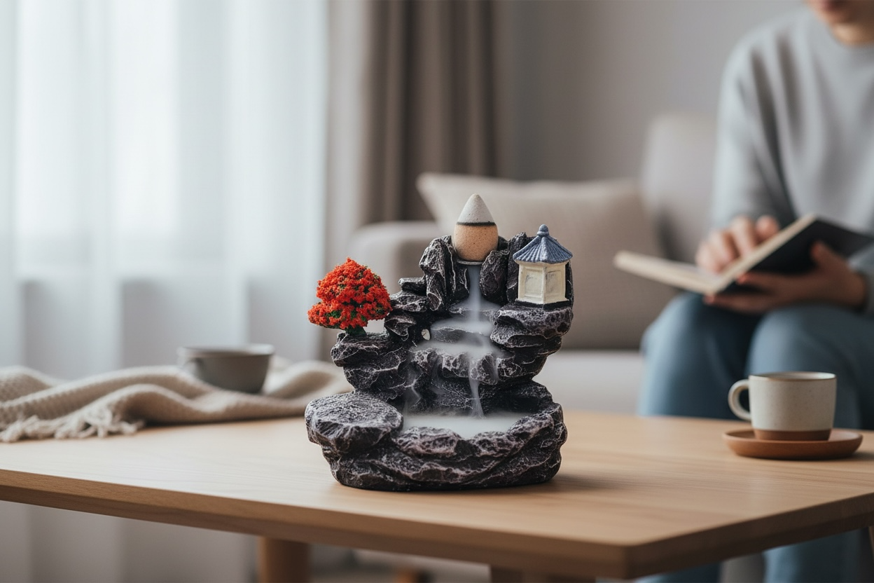 Fontaine à encens - cascade zen