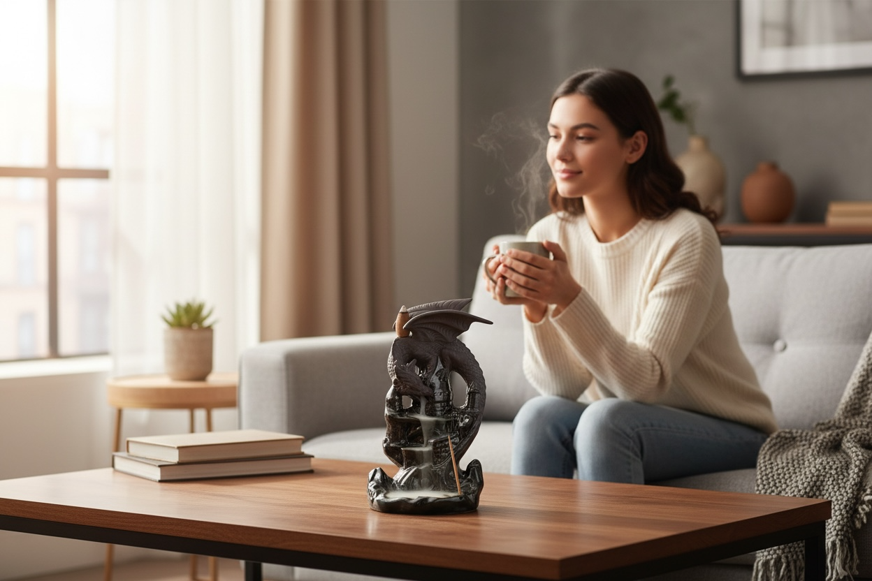 Fontaine à encens - le souffle du dragon