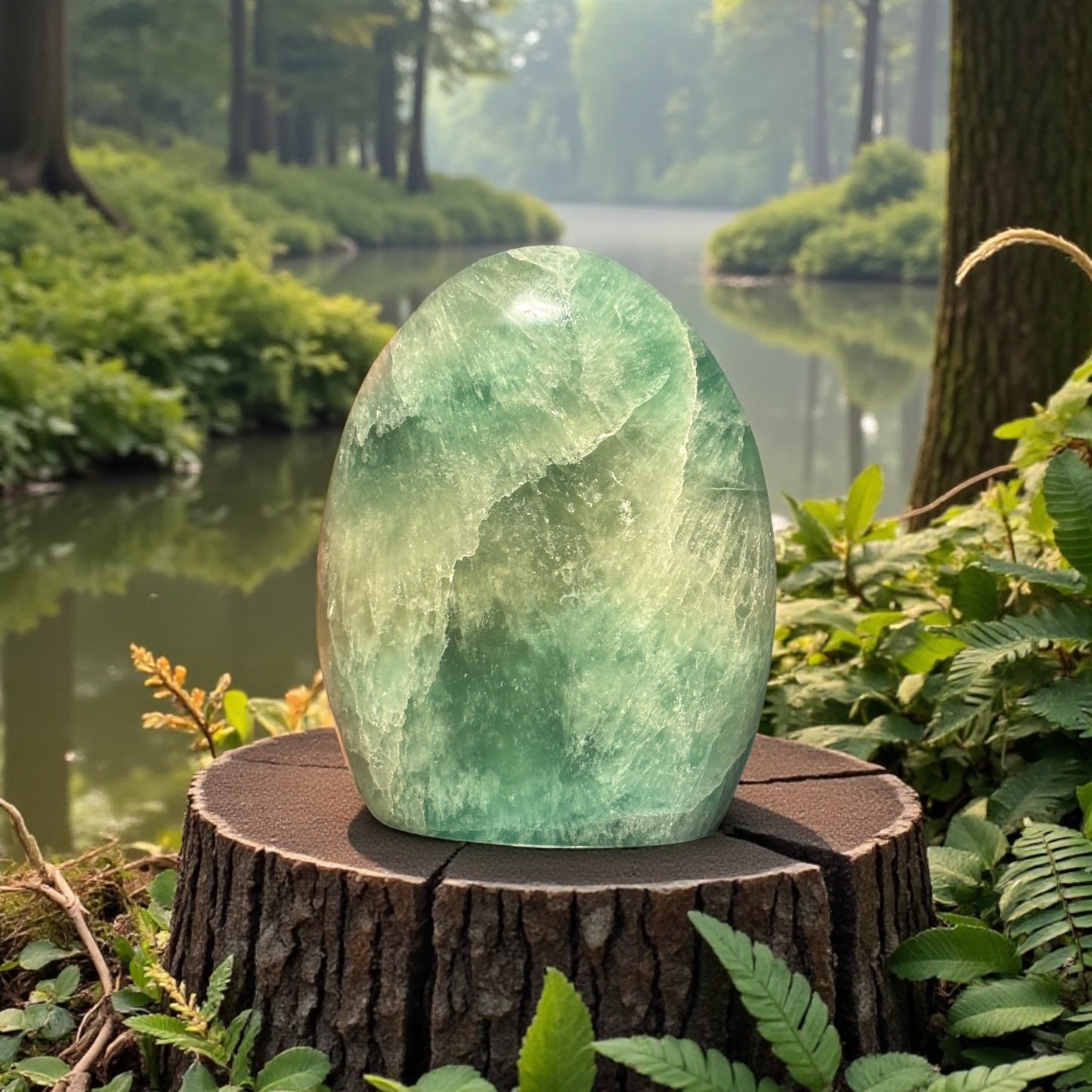 Forme libre Fluorite de Madagascar qualité AA