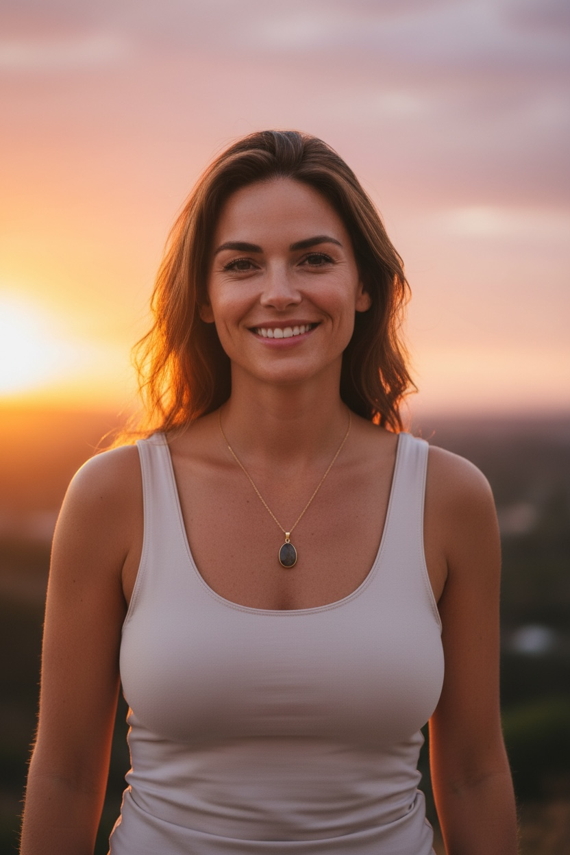 Pendentif Serti Ovale Labradorite de Madagascar qualité A