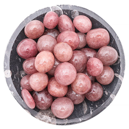 Pierre roulée Quartz Fraise de Madagascar qualité AA 20 À 30 MM