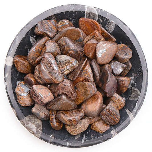 Pierre roulée Bronzite du Brésil qualité A 30 À 50 MM