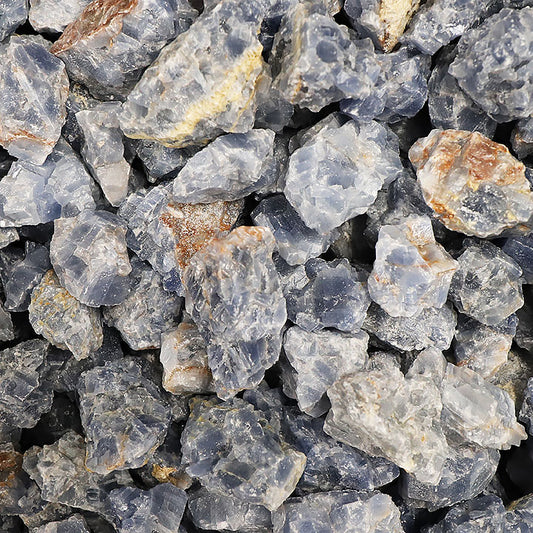 Pierre Brute Calcite Bleue qualité A 30 À 60 MM