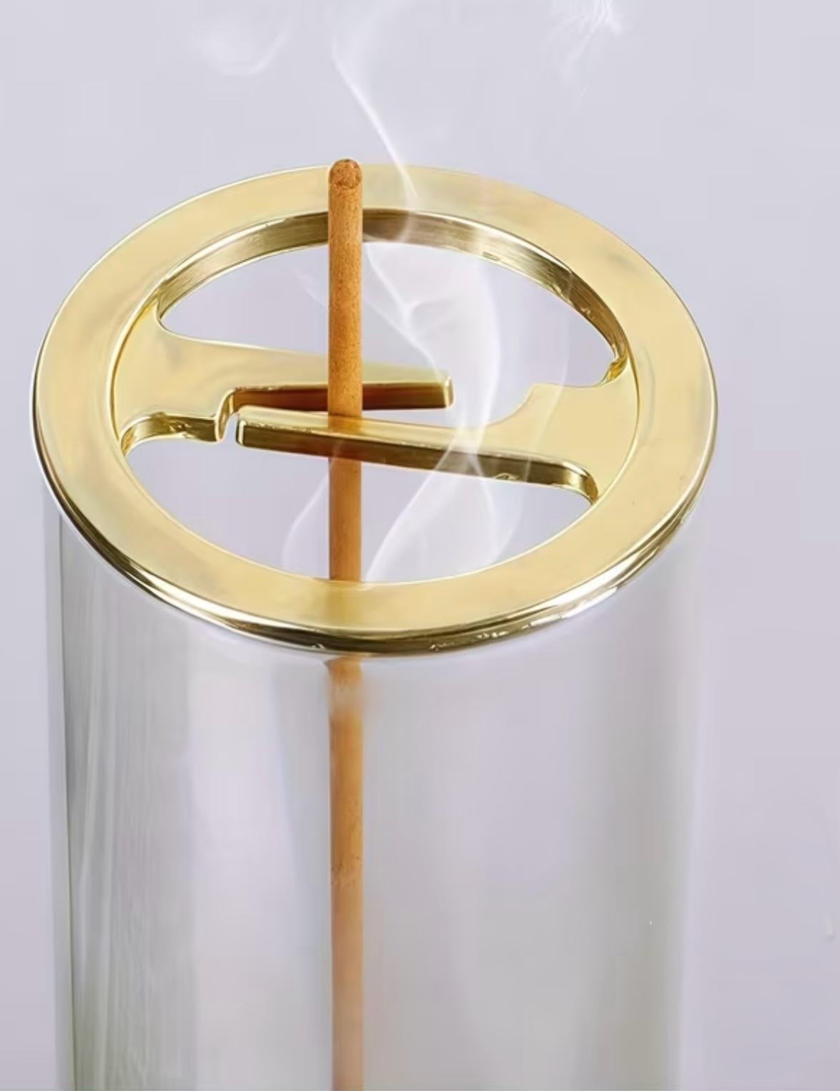 Porte bâtons encens en verre